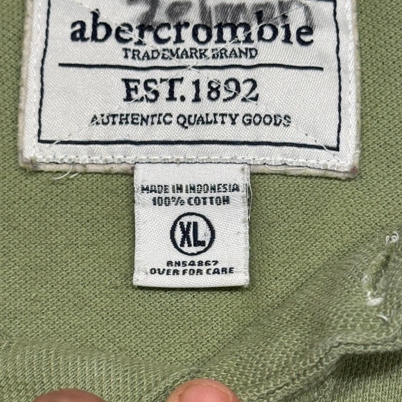 Abercrombie & Fitch Kids Green Polo Shirt - Picture 4 of 5